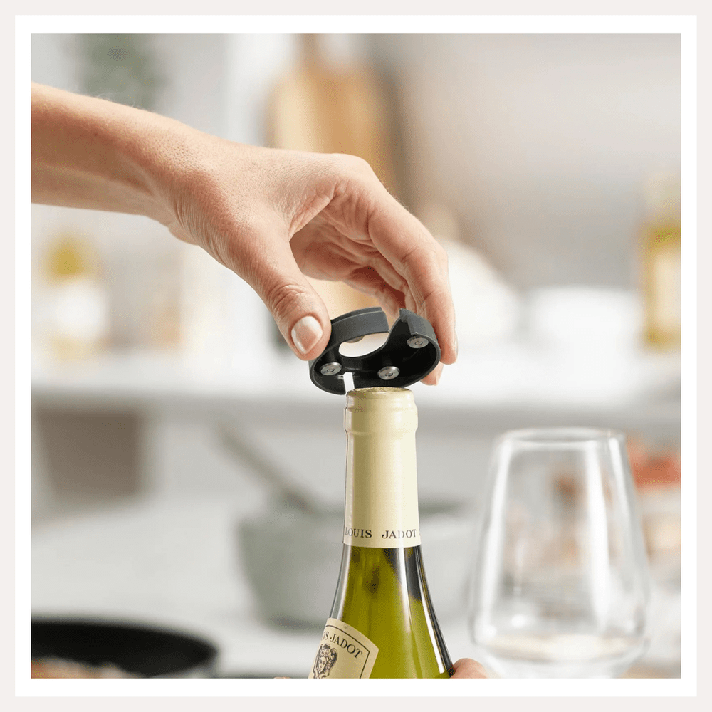 BarStar 3-in1 Gray Corkscrew by Joseph Joseph — The Grateful Gourmet